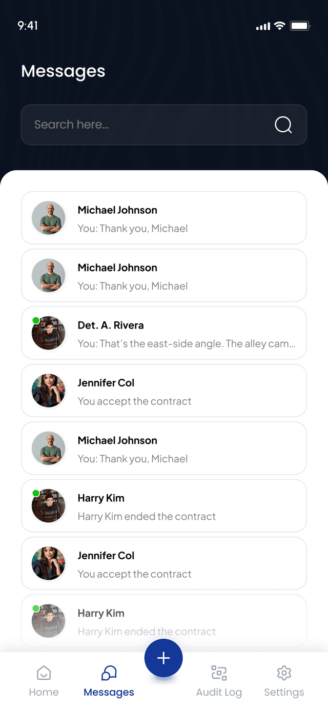 LedgerLocc — Messages